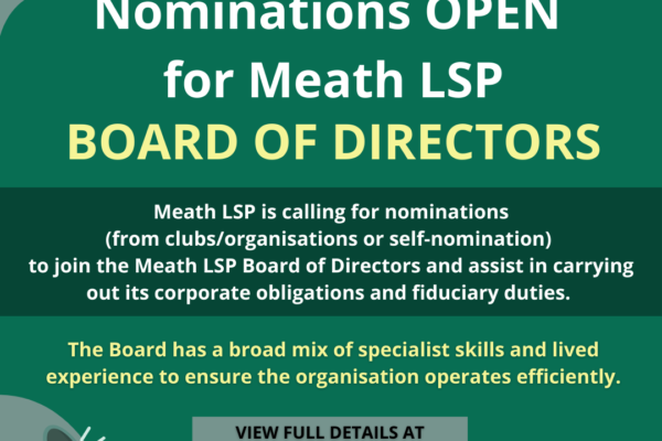 Poster advertising Board of Directors nominations