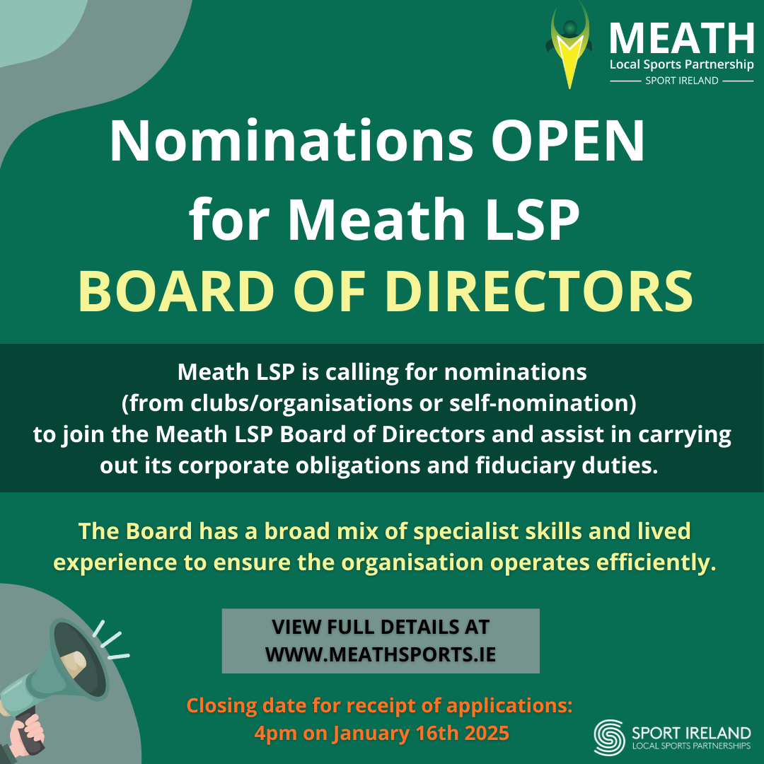 Poster advertising Board of Directors nominations